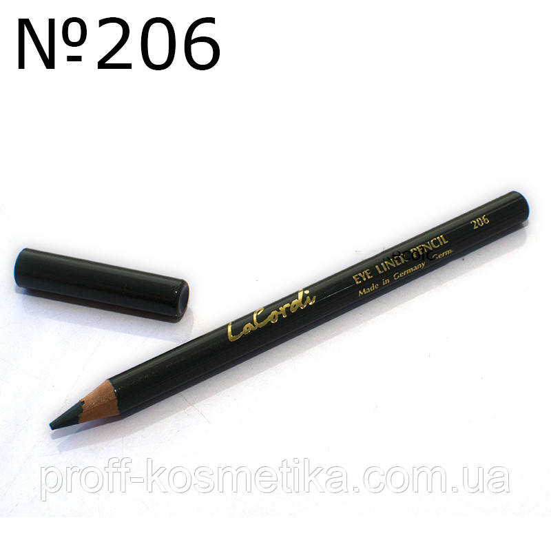 Олівець для очей (смарагдова зелень) LaCordi 206