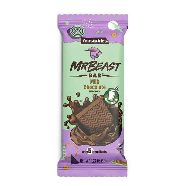 Шоколад Feastables MrBeast Milk Chocolate Bar 35 g, фото 1