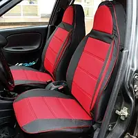 Чехлы на сиденья авто ВАЗ 2110 PRIORA 2170 полный комплект PILOT красные ткань+ткань