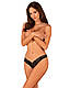 Мереживні стрінги Obsessive Donna Dream crotchless thong XL/2XL Black, відкритий доступ  18+, фото 7