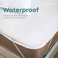 Простынь водонепроницаемая 120x200 Waterproof Бамбук (на резинках) ТЕП