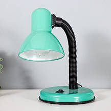 Настільна лампа з вимикачем на корпусі під лампу Е27 зеленого кольору Sirius TY-2203B (зелена), фото 2