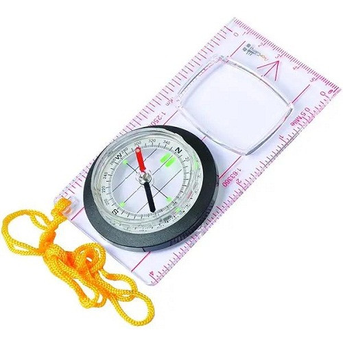 Компас AceCamp Fluorescent Map Compass, фото 1
