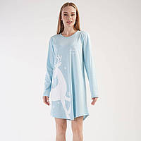 Ночная сорочка-туника женская Vienetta 3031290000 голубая L