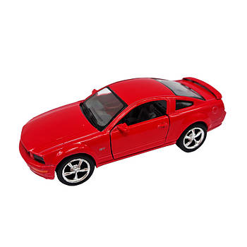 Інерційна машинка FORD MUSTANG GT 2006 Kinsmart КТ5091, 1:42 (Червоний)