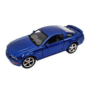 Інерційна машинка FORD MUSTANG GT 2006 Kinsmart КТ5091, 1:42 (Синій)