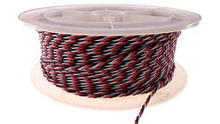 Сервокабель 22AWG Futaba QianJia скручений довжиною 1 погонний метр