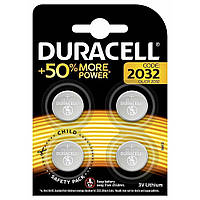 Батарейка CR 2032 Duracell 3V (по 4 шт/ цена за 1 батар.)