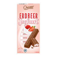 Шоколад молочний полуничний йогуром Erdbeer Joghurt Choceur 200 г Німеччина