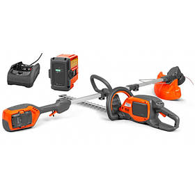 Акумуляторний тример Husqvarna 215iL та акумуляторний кущоріз Husqvarna 215iHD45 з акб та з/п