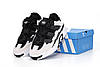 Чоловічі та жіночі кросівки Adidas Niteball White Black Winter Адідас Найтбол білі шкіра замш текстиль зима, фото 7