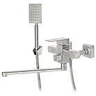 Змішувач для ванни з нержавійки MiX KUB 006, фото 2