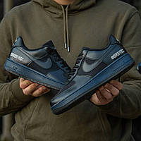 Кроссовки мужские Nike Air Force Gore-Tex Black\Blue кроссовки найк аир форс мужские кросівки nike