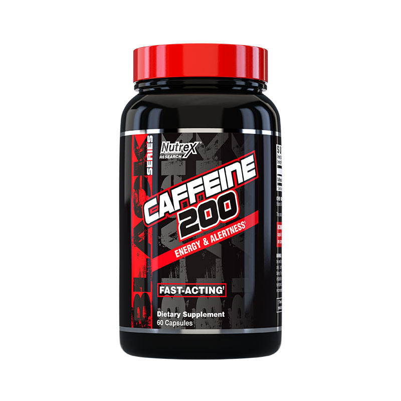 Передтренувальний комплекс Nutrex Research Caffeine 200, 60 капсул CN13616 SP