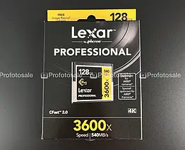 Картка пам'яті CFast 2.0 Lexar 128 Gb 540 Mb/s