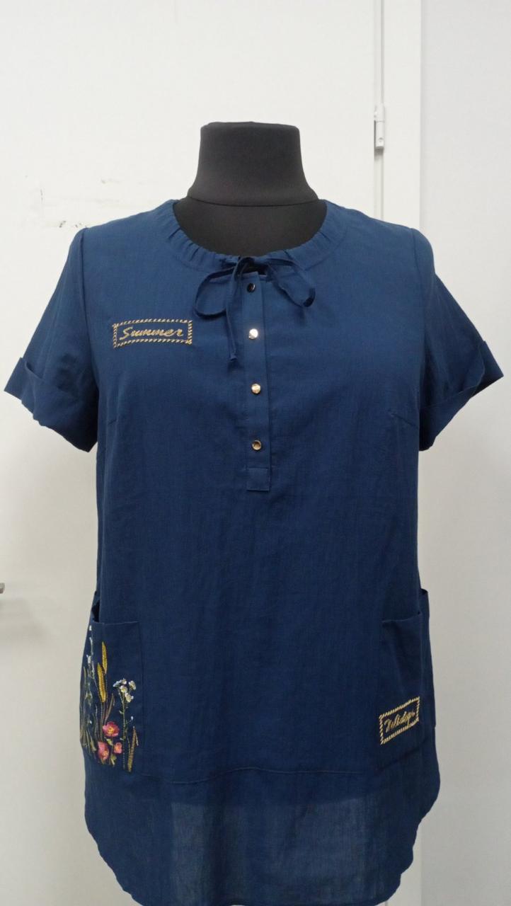 Блуза туніка жіноча літня ПА-408543
