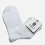 Шкарпетки Лео Теніс Sport Cotton 40-42 Білі, фото 2
