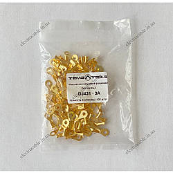 Наконечник 0,5-0,8мм2 д.3,5мм розрізний DJ431-3A кільцевий без ізоляції