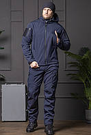 Тактичні  штани Softshell (380 г/м2) темно-сины ДСНС