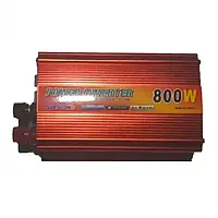 Інвертор перетворювач струму RD-3053 800W (work 500 W) перетворює електрику DC/AC з 12 В на 220В