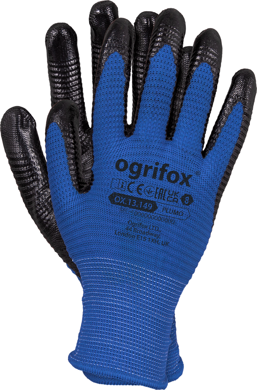 Защитные перчатки с нитриловым покрытием Ogrifox, Польша - фото 1 - id-p1968063440