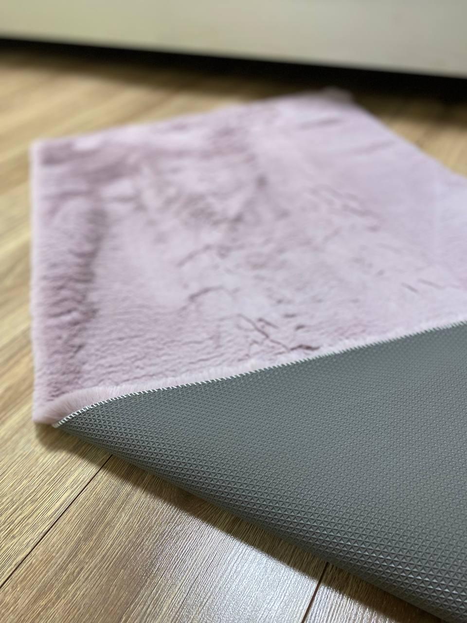 Декоративний килимок 120х180 см / Хутряний ворсистий коврик / Килим штучний кролик / Килим пухнастий, фото 1