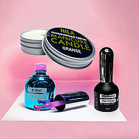 Набір для манікюру з камуфлюючою базою LIlly Beaute Macaron