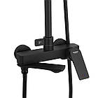 Гарнітур для ванної: Душова система настінна Kroner KRP Graz з краном для біде та змішувачем для умивальника, фото 5