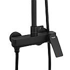 Гарнітур для ванної: Душова система настінна Kroner KRP Graz з краном для біде та змішувачем для умивальника, фото 6