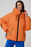 Зимняя куртка oversize S/M/L мандарин