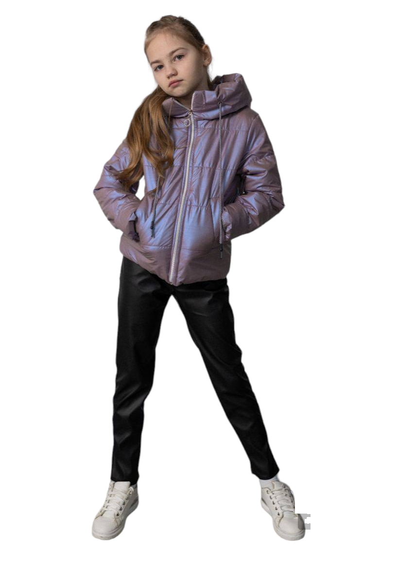 Модна дитяча куртка для дівчинки весна осінь розміри 140-158