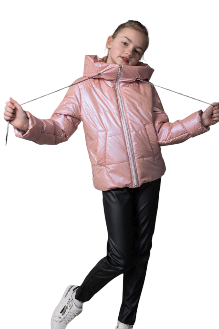 Дитяча куртка для дівчинки весна осінь розміри 140-158
