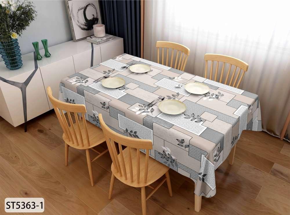 Стильна  клейонка для кухні на тканинній основі, ширина 137 см