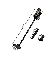 Ручний дротовий пилосос без мішка на 600 Вт RAF R.8672 Вакуумний вертикальний пилосос, фото 4