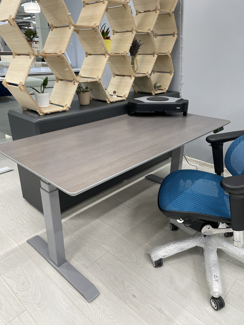 Рама для столу AOKE LITE Сірий, 2 мотори, Пам'ять, Діапазон 66-131 см, аналог флагмана AOKE FLEX, фото 1