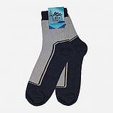 Шкарпетки Лео Thermo Alaska махра 42-44 Сірий/Бежевий, фото 2