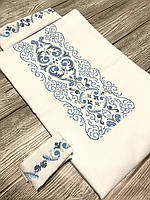 Заготівка для вишивання під дитячу сорочку Орнамент. Тканина домоткане полотно