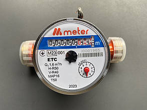 Лічильник холодної води METER DN15 1/2" без штуцера L110 ETC 1,6
