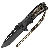 Ніж складний, тактичний, армійський Mil-Tec Paracord