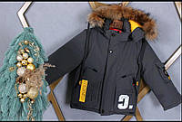 Куртка зимова для хлопчика на зріст 92-98,98-104,110-116.