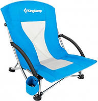 Кресло складное KingCamp Beach Chair Blue (1026-KC3841 BLUE) ZK, код: 7643236