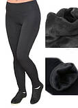 ТЕРМО колготи жіночі на хутрі, бамбукове волокно., фото 2