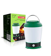 Світлодіодний ліхтар EUROLAMP портативний 13W Micro-USB зелений (CL-13W(green))