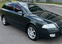 Дефлекторы окон Skoda Octavia A5 Combi с 2004-2013 Ветровики Шкода Оставиа А5 Универсал