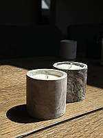 Ароматична свічка в гіпсовому кашпо HN Candless "Santal and Coconut" 80 мл