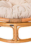 Кругле крісло плетене Папасан Симпл Cruzo з м'якою подушкою, фото 8