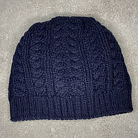 Женская зимняя вязанная шапка