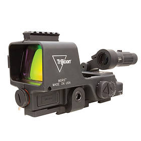 Приціл коліматорний Trijicon MGRS Machine Gun Sight with 3x Magnifier Red 35 MOA Segmented Circle 3.0 MOA Dot