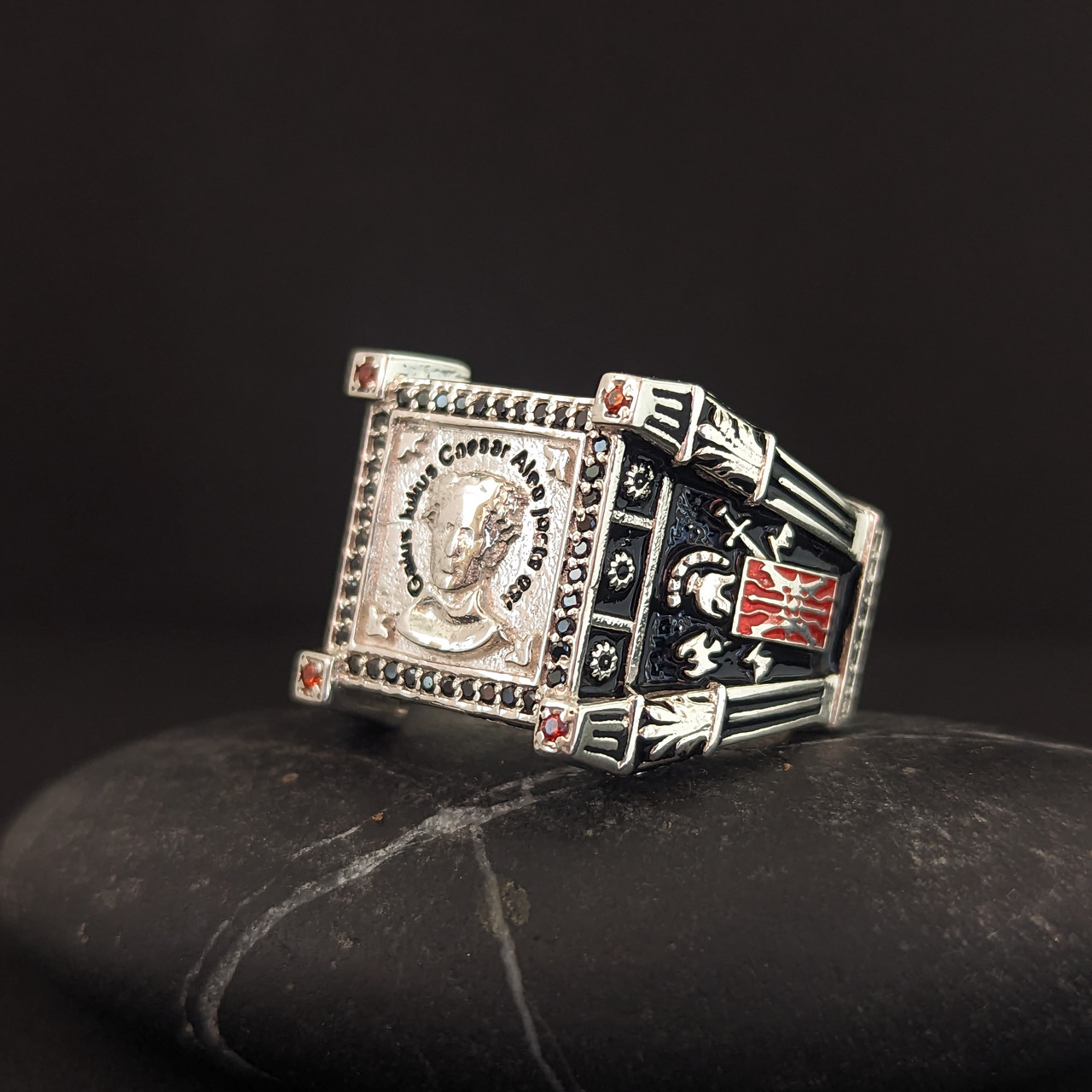 Цезар, Рим, Римське Кільце, Римляни, перстень печатка, Гай Юлій Цезар