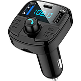 FM-трансмітер в авто BT29 Bluetooth 5.0 / microSD / QC 3.0 Чорний (HG-BT29-BK) ФМ модулятор в авто, фото 6